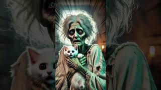 OMG Zombie Granny Breaks Into a Kittens House 😱🧟 cat rescueanimals zombie [upl. by Selinski]