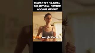 UREVO 2in1 Treadmill The Best DualFunction Workout Machine [upl. by Itida91]