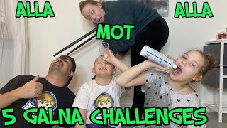 JÖNSSONSQUADEN TESTAR  OLIKA CHALLENGES skrattfest [upl. by Julia]