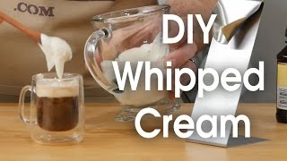 DIY whipped cream in 60 seconds [upl. by Michey]