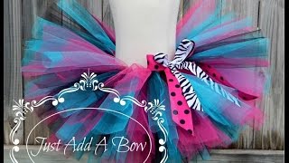 HOW TO Make Tutus More Full and Fluffy by Just Add A Bow [upl. by Atilal961]