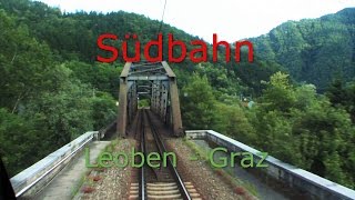 Führerstandsmitfahrt  Cab Ride  Südbahn Leoben  Graz  Austria  ÖBB 1116 [upl. by Tnomal]