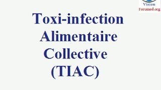 Toxiinfection Intoxication Alimentaire Collective conduite à tenir httpsyoutube3nUtYezF0n8 [upl. by Assenav556]