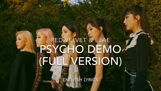 Red Velvet Psycho DEMO FULL VERSION  English Lyrics [upl. by Oiramal]