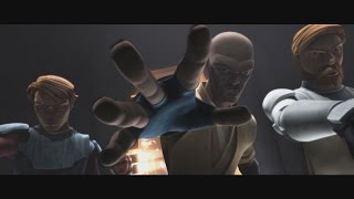 Star Wars The Clone Wars  Anakin ObiWan amp Mace Windu Interrogates Cad Bane 1080p [upl. by Matheny]