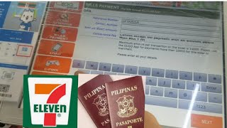 HOW TO PAY PASSPORT ONLINE APPOINTMENT AT 711 [upl. by Chouest]