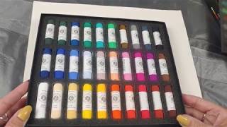 Mungyo  Handmade Soft Pastels Review [upl. by Cy]