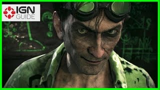 Batman Arkham Knight Founders Island Riddler Trophies Part One [upl. by Bultman]