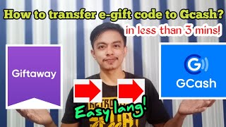 How to transfer egift code to Gcash Easy [upl. by Benildis]