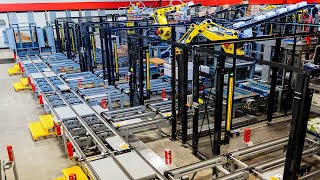 Integrated Robotic Palletizer amp Pallet Handling System [upl. by Niboc]