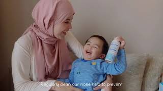 How to use Sterimar for Babies  Fatin Liyana [upl. by Auqinihs558]