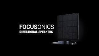 Focusonics directional speaker [upl. by Ennasor]