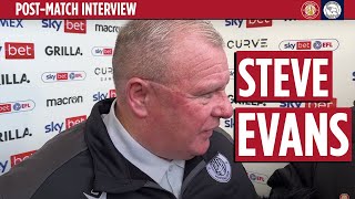 Steve Evans reaction  Stevenage 31 Derby County [upl. by Eisak403]