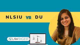 NLSIU vs DU  3 year LLB [upl. by Nolasba]