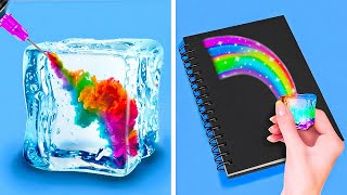 COOL RAINBOW CRAFTS AND EASY ART IDEAS [upl. by Selmner502]