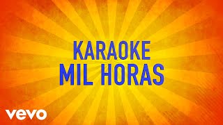 La Sonora Dinamita  Mil Horas Karaoke [upl. by Poppas919]