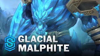 Glacial Malphite Wild Rift Skin Spotlight [upl. by Tiersten653]