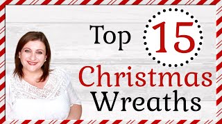 Which is BEST 15 CHRISTMAS WREATH IDEAS [upl. by Dhiman404]