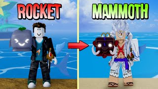 Trading Rocket To MAMMOTH in ONE VIDEO Blox Fruits [upl. by Laureen]