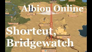 Albion Online  Caerleon to Bridgewatch fast almost safely [upl. by Hairabez]