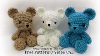 Crochet Bear Video Tutorial [upl. by Dee Dee]