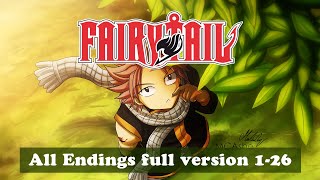 Fairy Tail All Endings Full 126 [upl. by Ultun200]