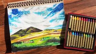 REVIEW amp DEMO MUNGYO WATERSOLUBLE OIL PASTELS [upl. by Wait948]