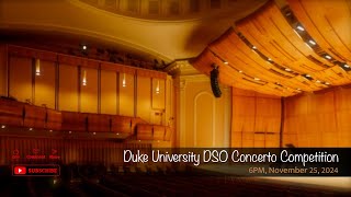 Duke University DSO Concerto Competition [upl. by Tony]