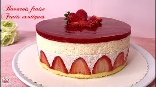 Bavarois fraise fruits exotiques [upl. by Carley859]