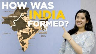 How was India Formed  Princely States and Jammu and Kashmir [upl. by Jahncke]