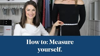 How To Measure Bust Waist Hip [upl. by Chessy]