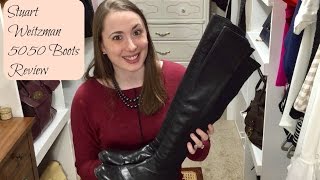 Stuart Weitzman 5050 Over the Knee OTK boots Review amp Try On [upl. by Ailee]