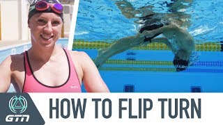 How To Flip Turn  Freestyle Swimming Tips For Beginners [upl. by Marola]