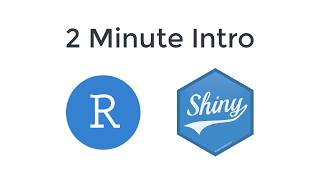 R Shiny 2 Minute Overview [upl. by Cardwell]