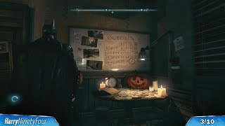 Batman Arkham Knight  All Riddle Locations and Solutions  Founders Island [upl. by Flower]