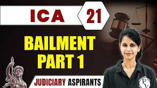 ICA 21  Bailment Part 1  CLAT LLB amp Judiciary Aspirants [upl. by Xaviera791]