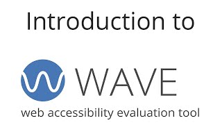 Introduction to WAVE [upl. by Lulita]