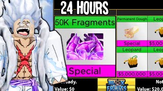 Trading 50K FRAGMENTS for 24 Hours in Blox Fruits [upl. by Mahla]