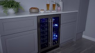 Zephyr Presrv® 24in French Door Wine amp Beverage Cooler  PRWB24C32BG [upl. by Charity]