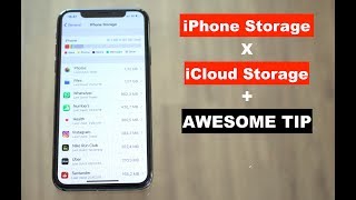 iPhone Storage x iCloud Storage  AWESOME Tip [upl. by Aylad]