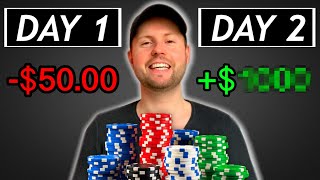 I Spent 48 Hours Playing Online Poker  Complete Beginner [upl. by Illac]