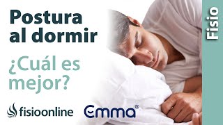 😴 ¿Cuál es la mejor POSTURA para DORMIR [upl. by Ahsiugal703]