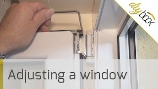 Window hinge adjustment  Howto adjust a casement window [upl. by Avan544]