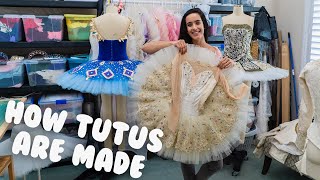 How Ballet Tutus Are Made trainwithkendall [upl. by Sivia]