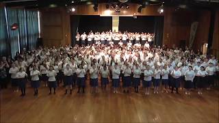 Whanganui Girls College singing Tutira Mai Nga Iwi [upl. by Artinad590]