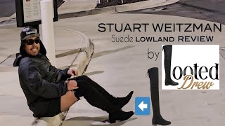 Stuart Weitzman Suede Lowland Boots Review [upl. by Akemot]