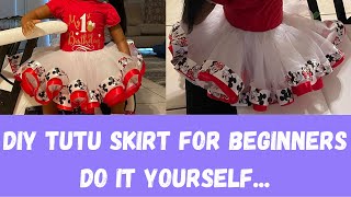 DIY TUTU Skirt For BeginnersMake it yourself [upl. by Avruch]