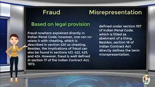 What is Difference Between Fraud amp Misrepresentation [upl. by Parsons]