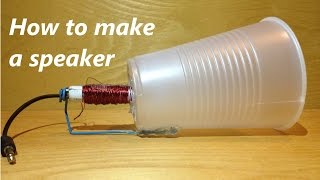 How to make a speaker [upl. by Leitman]