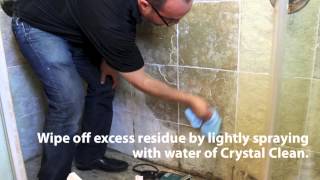 Stone Pro How To Remove Hard Water Spots In Showers [upl. by Dixon]